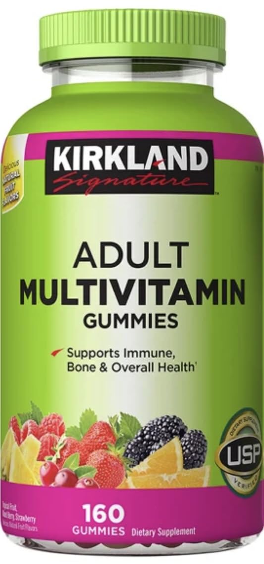 Gomitas multivitamínicas Kirkland Signature adulto 160 unidades