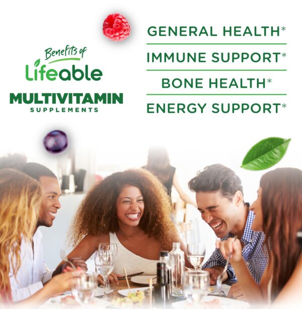 Version 1.0.0 Gomitas multivitaminas Lifeable sabor berries