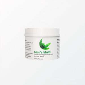 Version 1.0.0 Gomitas multivitamínicas LOCRED para hombres sabor bayas paquete