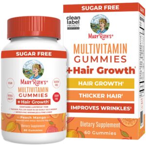 Gomitas multivitamínicas MaryRuth para crecimiento cabello y cuidado piel