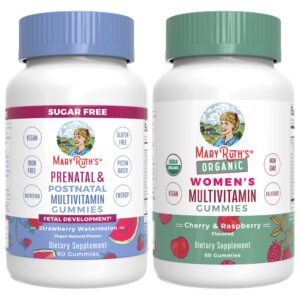 Version 1.0.0 Gomitas multivitamínicas MaryRuth Organics para mujeres sabor cereza y frambuesa
