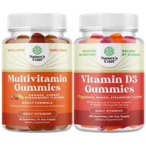 Gomitas multivitamínicas Natures Craft bienestar adultos