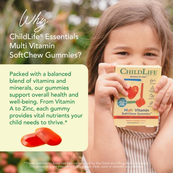 Version 1.0.0 Gomitas multivitaminas niños CHILDLIFE textura masticable suave