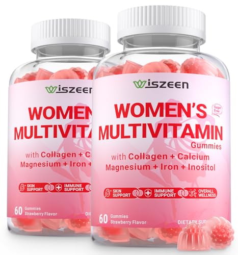 Gomitas multivitamínicas sin azúcar para mujeres Wiszeen 60 unidades