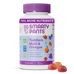 Gomitas multivitamínicas SmartyPants niños pequeños omega-3