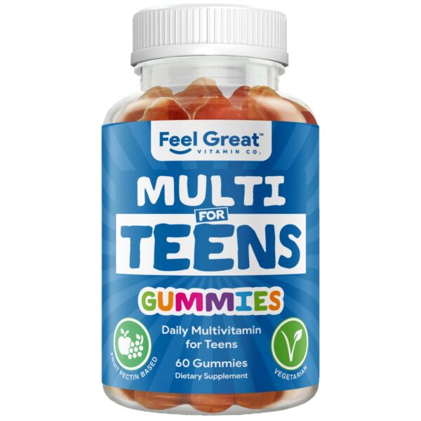 Version 1.0.0 Gomitas multivitamínicas adolescentes, cítrico y fresa