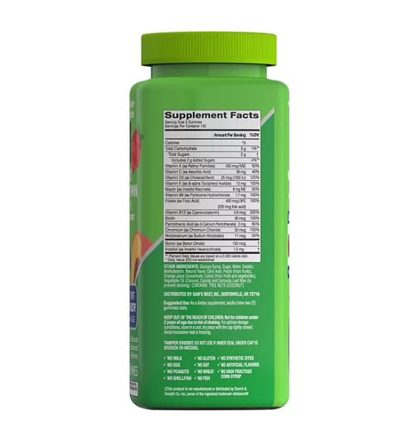 Gomitas multivitamínicas para adultos MUNCHIE MIX closeup