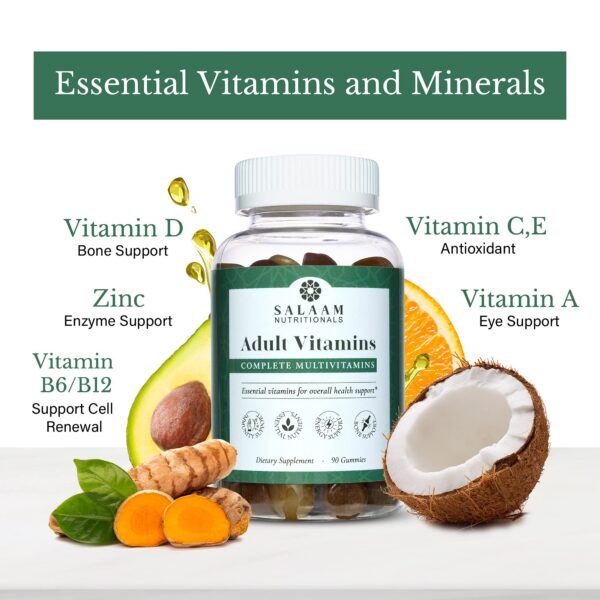 Version 1.0.0 Gomitas multivitaminicas esenciales para adultos y huesos fuertes