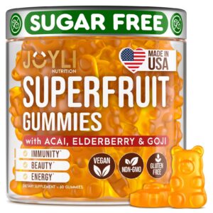 Gomitas multivitamínicas Joyli Superfruit 60 piezas
