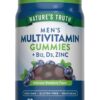 Version 1.0.0 Gomitas multivitamínicas Nature's Truth para hombres sabor arándano 70 unidades
