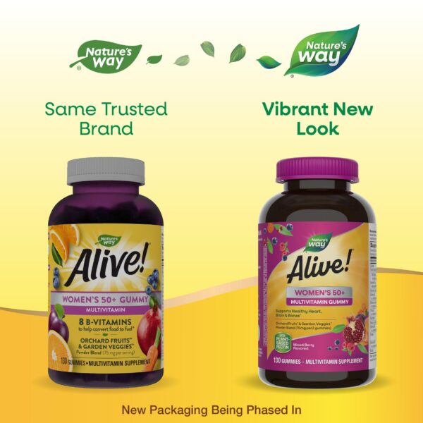 Gomitas multivitamínicas Nature's Way para mujeres mayores 50+