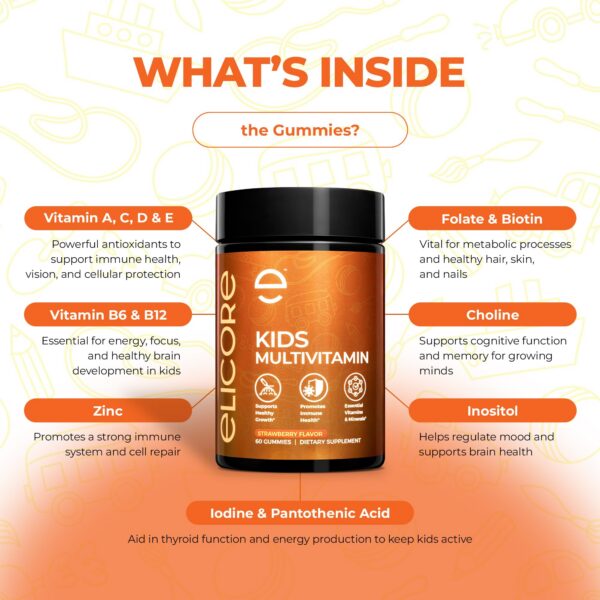 gomitas multivitamínicas niños elicore ingredientes