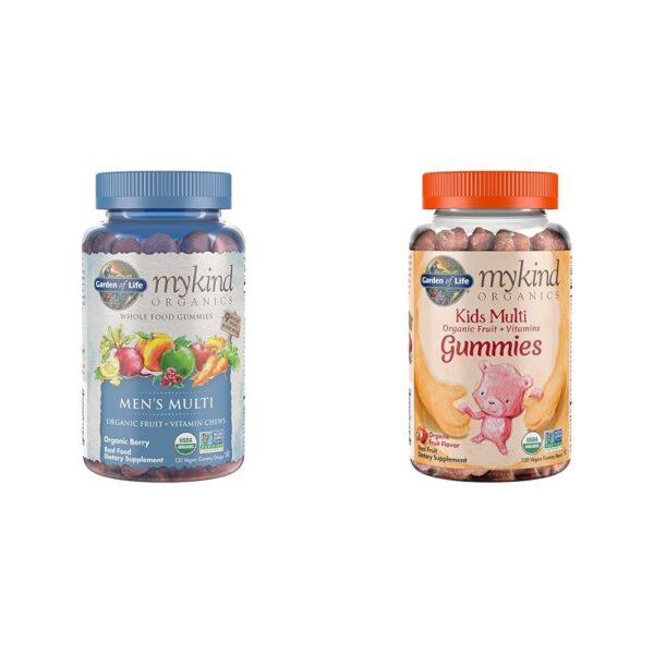 Version 1.0.0 Gomitas multivitamínicas orgánicas para hombres Garden of Life 120 unidades
