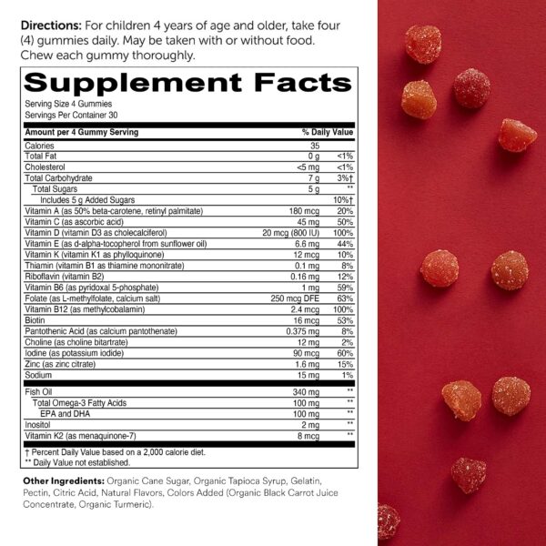 Version 1.0.0 Gomitas multivitaminicas sabor uva cereza y bayas SmartyPants