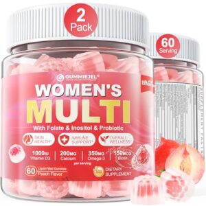 Gomitas multivitamínicas sin azúcar EnvyCure para mujeres botella