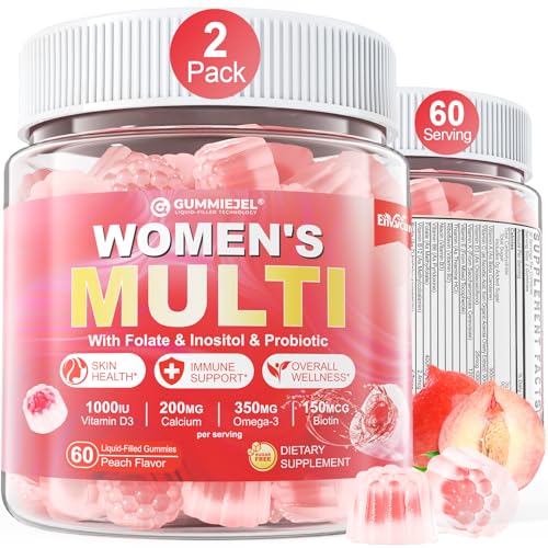 Version 1.0.0 Gomitas multivitamínicas sin azúcar EnvyCure para mujeres botella
