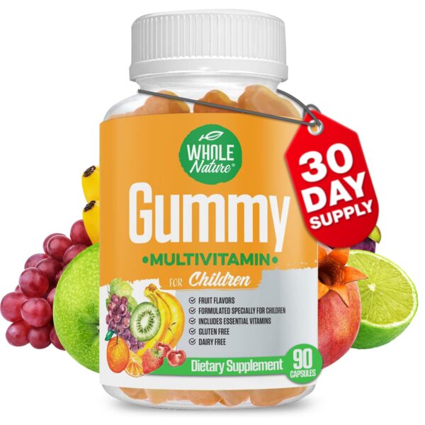 Gomitas multivitamínicas Whole Nature para niños 90 unidades