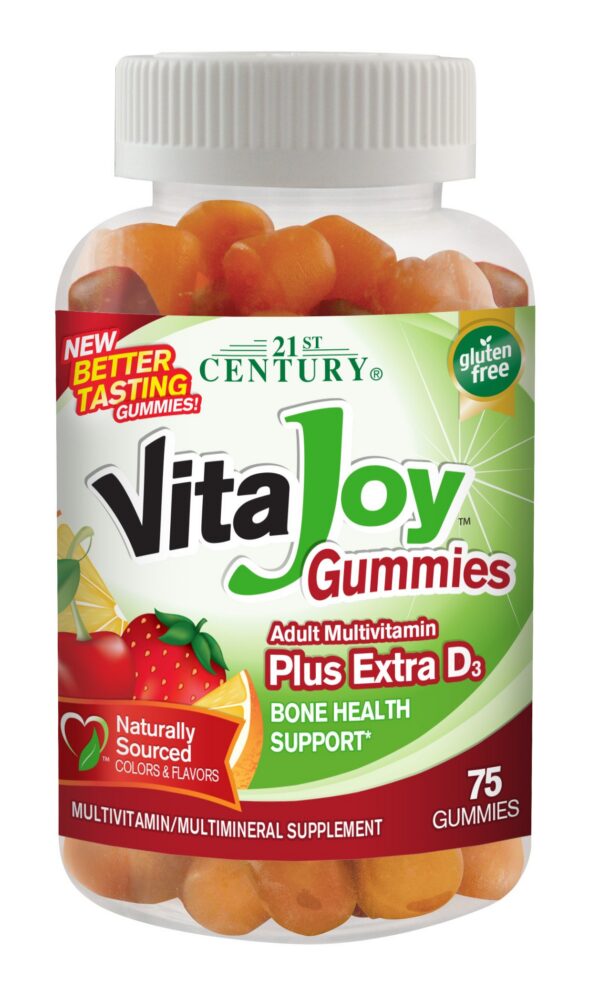 gomitas multivitaminico vitajoy 21st century sabores frutas