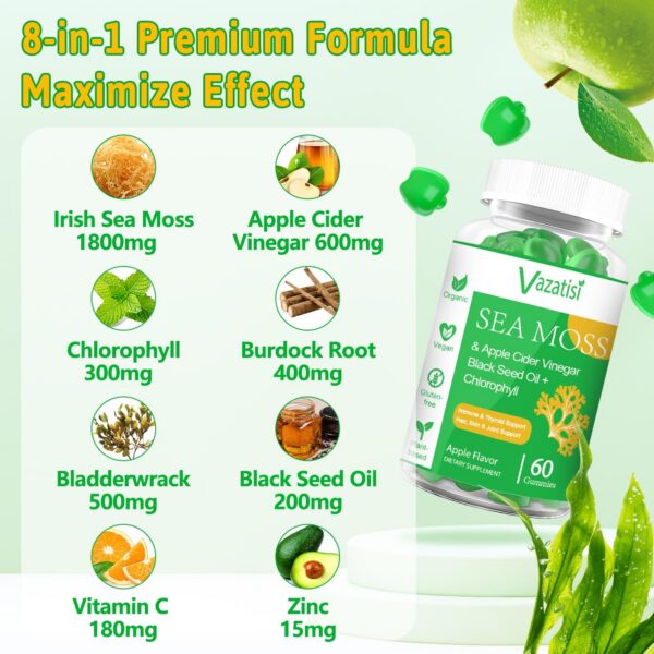 Version 1.0.0 Gomitas Vazatisi musgo marino frasco primer plano