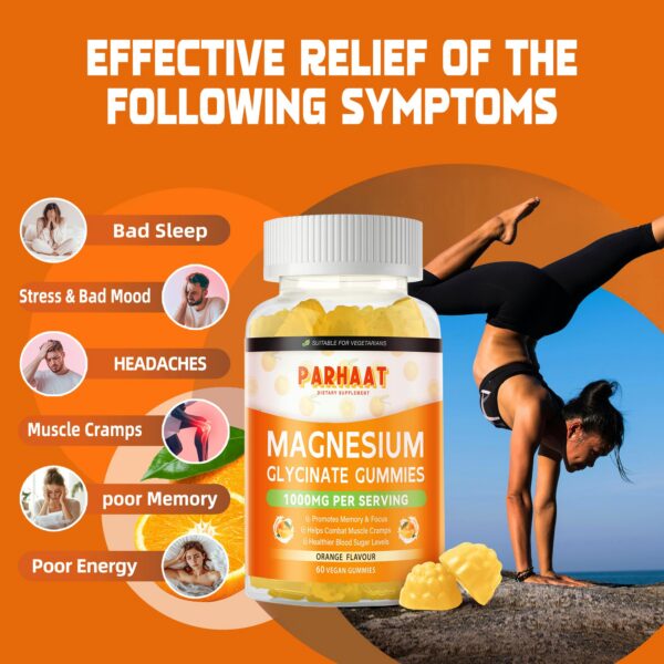 Gomitas en bandeja de color naranja