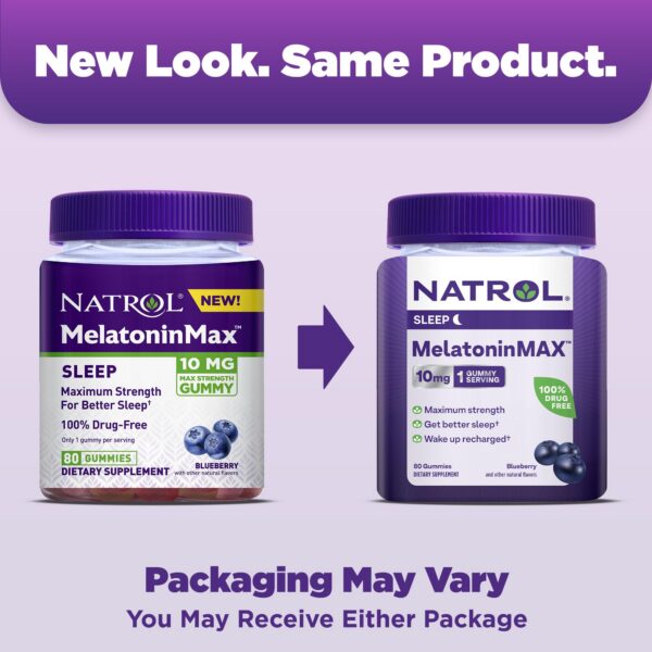 Gomitas Natrol Melatonina 10 mg para adultos