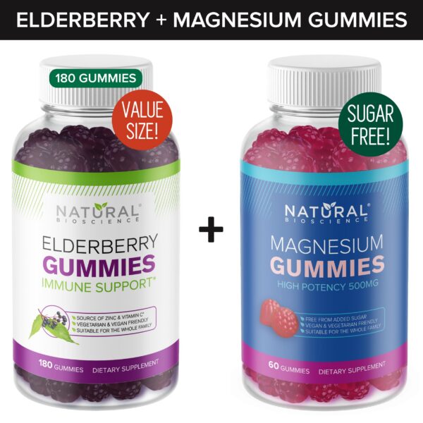 Gomitas Natural BioScience Sambucus Saúco sistema inmunológico 180 unidades