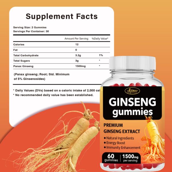 Gomitas naturales auranic energía y soporte inmunológico