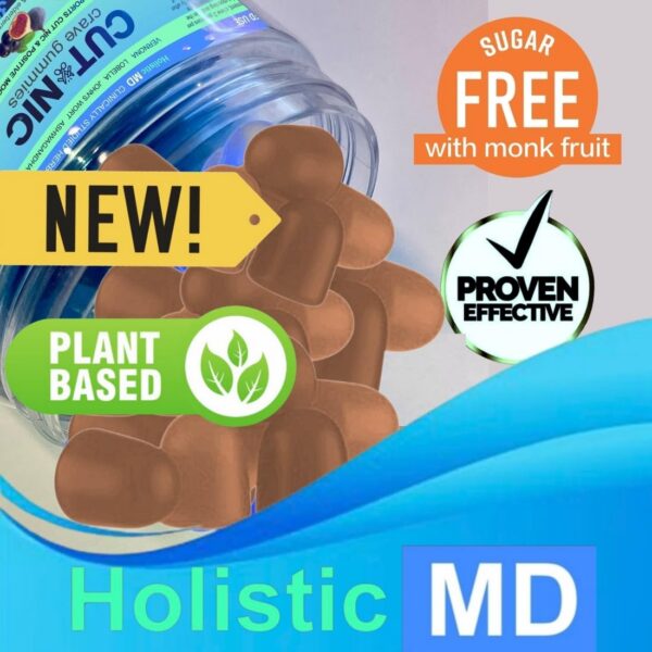 Gomitas naturales para dejar de fumar y vapear Holistic MD