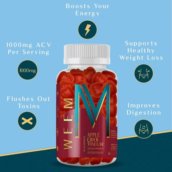 Gomitas naturales para digestión y control de peso WEEM