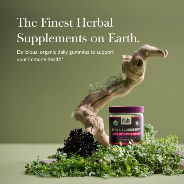 Version 1.0.0 Gomitas naturales para sistema inmune Gaia Herbs saúco negro