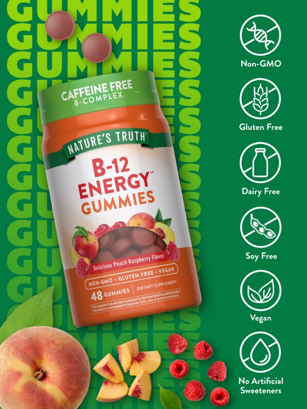 Gomitas naturales vitamina b complejo sin gluten nature's truth
