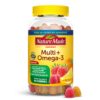 Frasco gomitas Nature Made multivitamínico omega-3 140 unidades