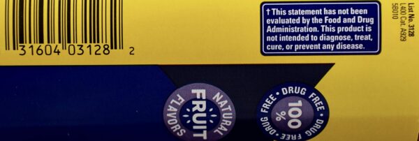 Version 1.0.0 Gomitas Nature Made sabor fresa cerca frontal