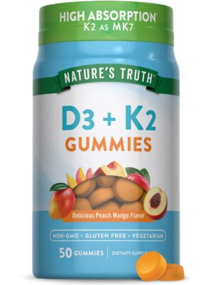 Version 1.0.0 Gomitas Nature's Truth D3 y K2 sabor durazno mango