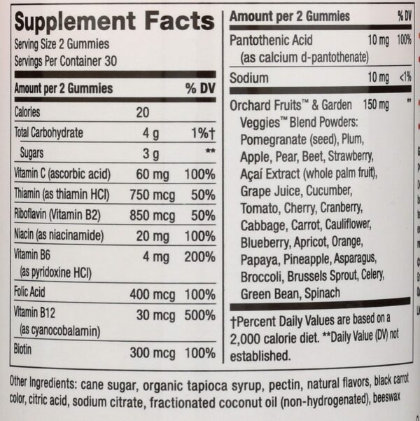 Gomitas Natures Way Alive vitaminas y minerales para adultos