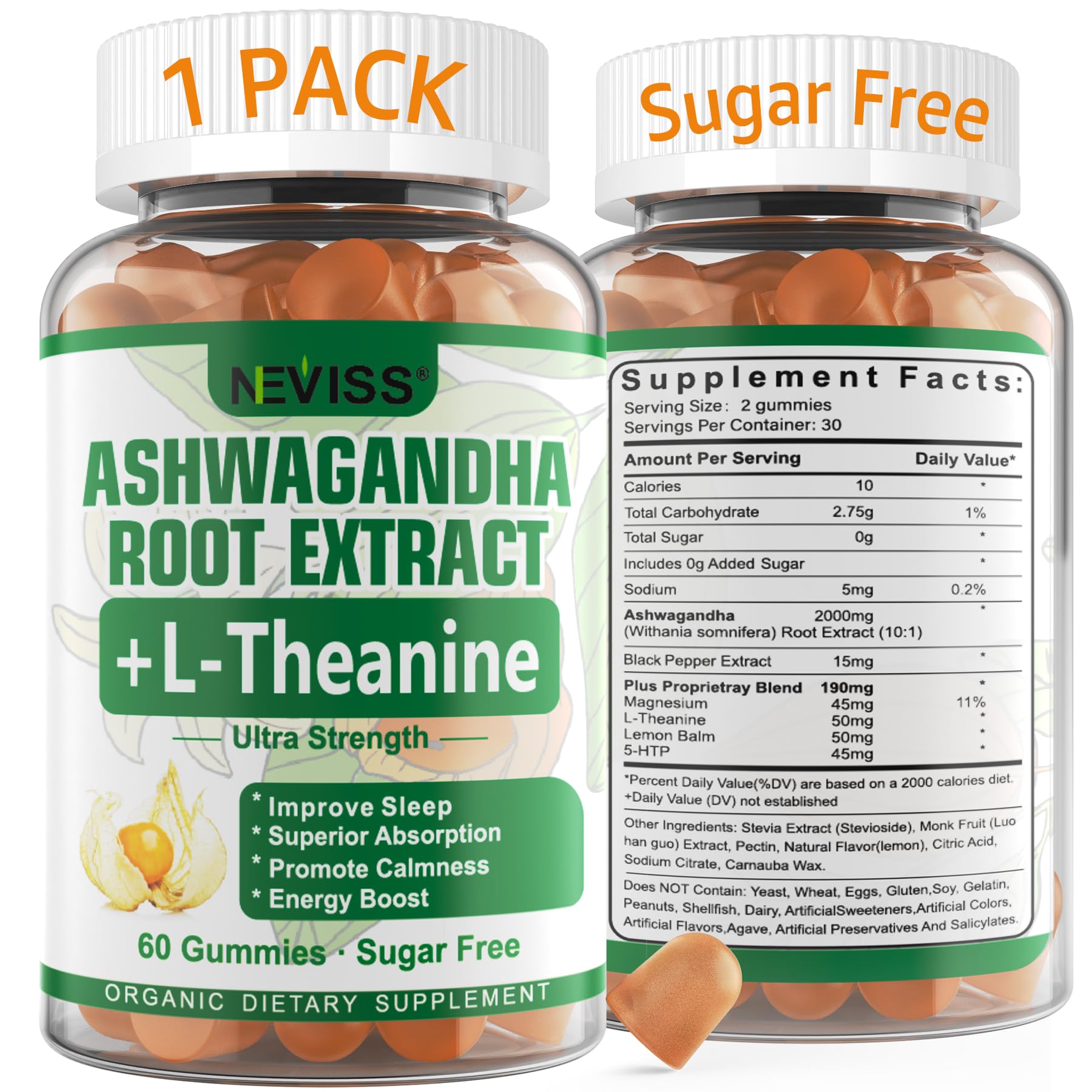NEVISS Ashwagandha, 2000 mg