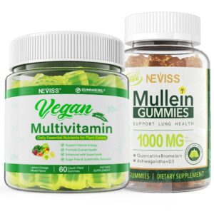 Version 1.0.0 Gomitas NEVISS extracto hoja gordolobo multivitaminas veganas