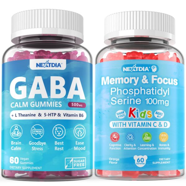 Gomitas Nextdia fosfatidilserina y GABA envase frontal