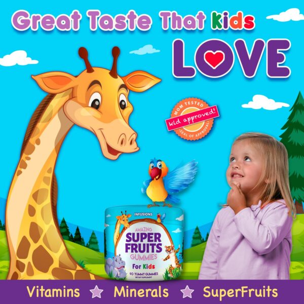 super fruit gummies veganas saludables vitaminas zinc