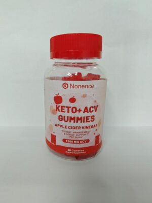 Version 1.0.0 Gomitas Nonencen vinagre de sidra de manzana paquete 60 unidades rojo