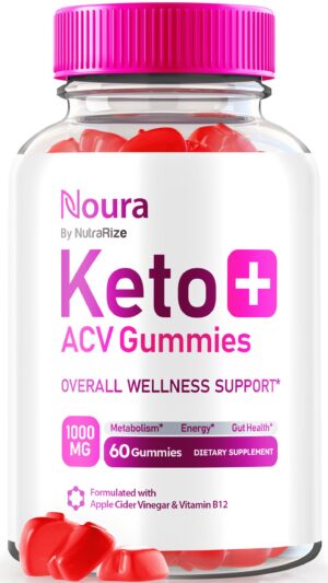 Gomitas NutraRize Noura Keto+ACV suplemento oficial keto y vinagre de sidra