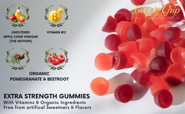 Gomitas nutritivas Beauty Grip para digestión y energía