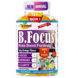 Frente de la caja de gomitas para niños sabor naranja