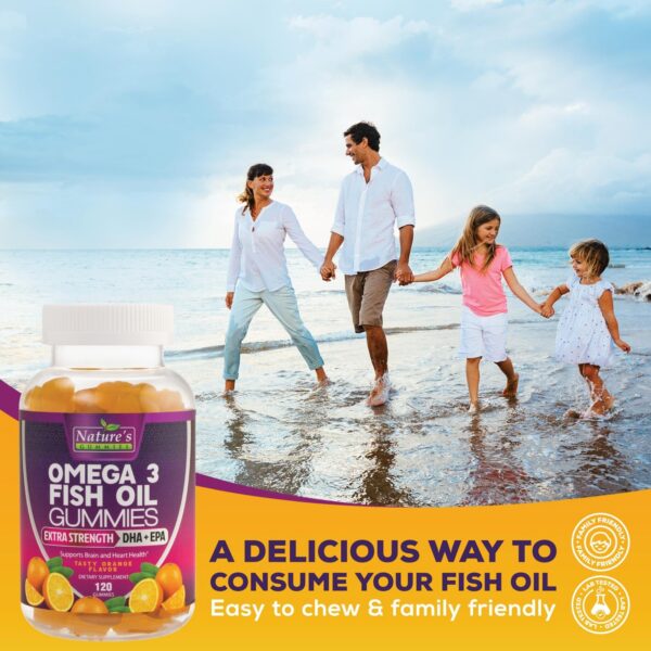 Gomitas omega-3 sabor naranja