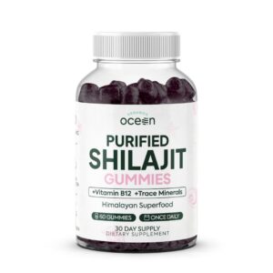 Gomitas orgánicas de shilajit Organics Ocean para hombres y mujeres