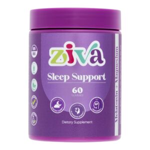 Gomitas para dormir ZIVA en frasco con sabor frutos rojos