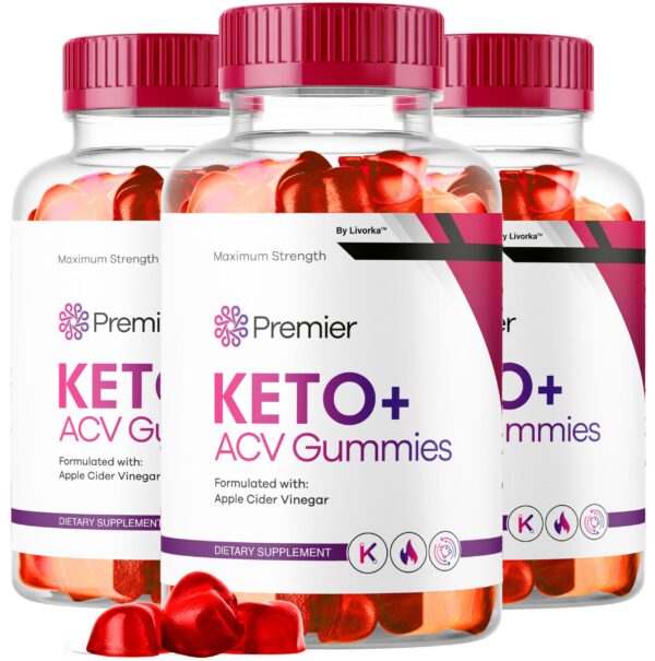 Gomitas Premier Keto ACV - empaque frontal