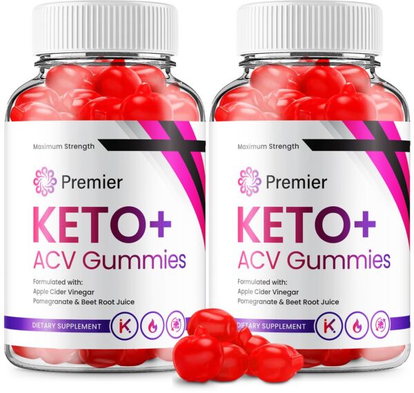 Gomitas Premier Keto ACV paquete 2 x 60 unidades