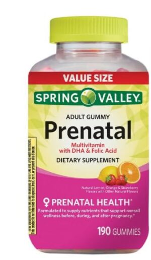Gomitas prenatales multivitamínicas SEDLAV con DHA 190 unidades