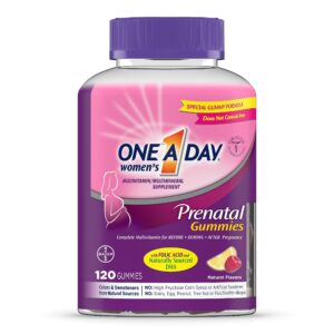 Gomitas prenatales One A Day 120 unidades paquete frontal